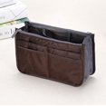 thumbnail image 7 of Fleece Handheld Double Zipper Cosmetic Bag Multi-purpose Washing Storage Bag Medium Bag Finishing Storage Bag, 7 of 7