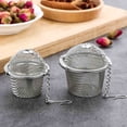 thumbnail image 2 of Yeacher 2 Sizes 304 Stainless Steel Tea Infuser Mesh Holes Herbal Coffee Strainer Cooking Tools, 2 of 8