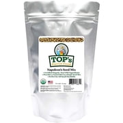 TOP's Napoleon's Seed Mix for All Small Hookbills, Non-GMO, Soy Free, Corn Free, USDA Organic Certified, 1 lb