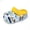 Light Blue Yellow, variant on Baby cartoon clogs, non-slip soft sole, two-way closed-toe sandals