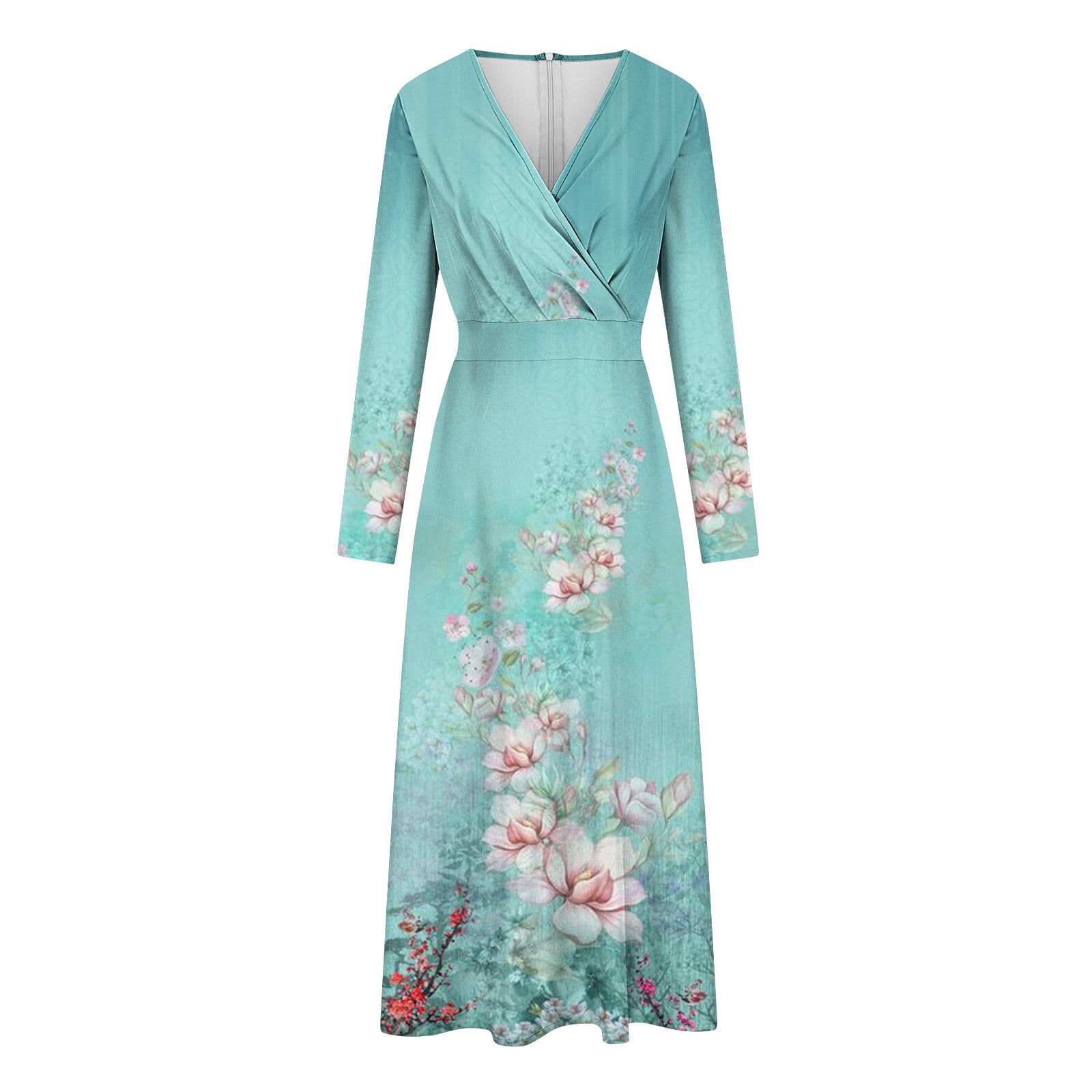8月限定値下げ!AmeriVintage CANOPY SLEEVE DRESS PRETTYGARDEN Womens Dresses 2025 Puff Sleeve Floral Casual
