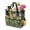 Pioneer Flower Floral, variant on Garden Tool Bag,Pioneer Flower Floral Print Pattern Garden Tool Organizer,Garden Gifts,Waterproof Multi-Pocket Garden Tool Storage 11.8x5.5x11.4 Inch(Tools NOT Included)