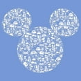 thumbnail image 2 of Boy's Mickey & Friends Filled With Faces Performance Graphic Tee Royal Blue Heather Small, 2 of 4
