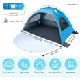 thumbnail image 5 of Beach Tent Portable  Shade Shelter for 2-4 Persons with   3 Mesh Windows, 5 of 7