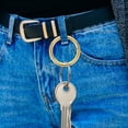 thumbnail image 3 of 10pcs Flat Key Rings Metal Split Circles Key Chain Making Rings DIY Circle Rings, 3 of 8