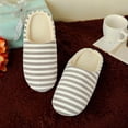 thumbnail image 5 of Kilaqueen Winter Warm Slippers, Comfy Rhombus Pattern Faux Fur House Shoes Scuff Memory Foam Slip on Anti-Skid Sole Indoor Outdoor House Slippers for Women and Girls, on Clearance US 5.5-10, 5 of 9