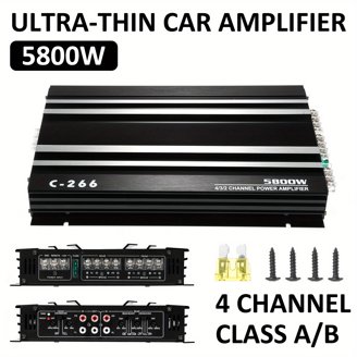 Taramps TS 400X4 400 Watts 4 Channel Vehicle Audio Amplifier