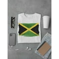thumbnail image 3 of Jamaica Flag Paintbrush T-Shirt Men -Image by Shutterstock, Male 3X-Large, 3 of 4