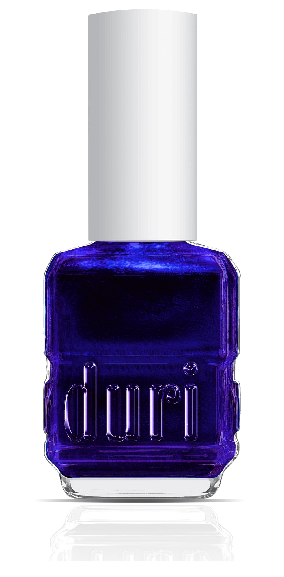 Duri Nail Polish, 174 Fire Sapphire, Deep Blue Metallic Shimmer, Full Coverage, Holiday Classic, 0.5 Fl Oz