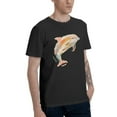thumbnail image 7 of Colorful Dolphin T-Shirt for Men Cotton 100% Summer Tops Women Fashion Casual Short Sleeves Round Collar Short-Sleeve Couple Top Tees, 7 of 7
