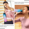 thumbnail image 6 of BAKER DEPOT 32oz Motivational Water Bottle with Time Marker, BPA Free Tritan, Blue Purple, 6 of 7