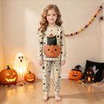 thumbnail image 2 of Gerichy Kids Halloween Pumpkin Pajamas for Girls Boys Cute Print Long Sleeve Tops and Pants Soft Sleepwear Nightwear Holiday Pajama Sets 2T-9T, 2 of 7