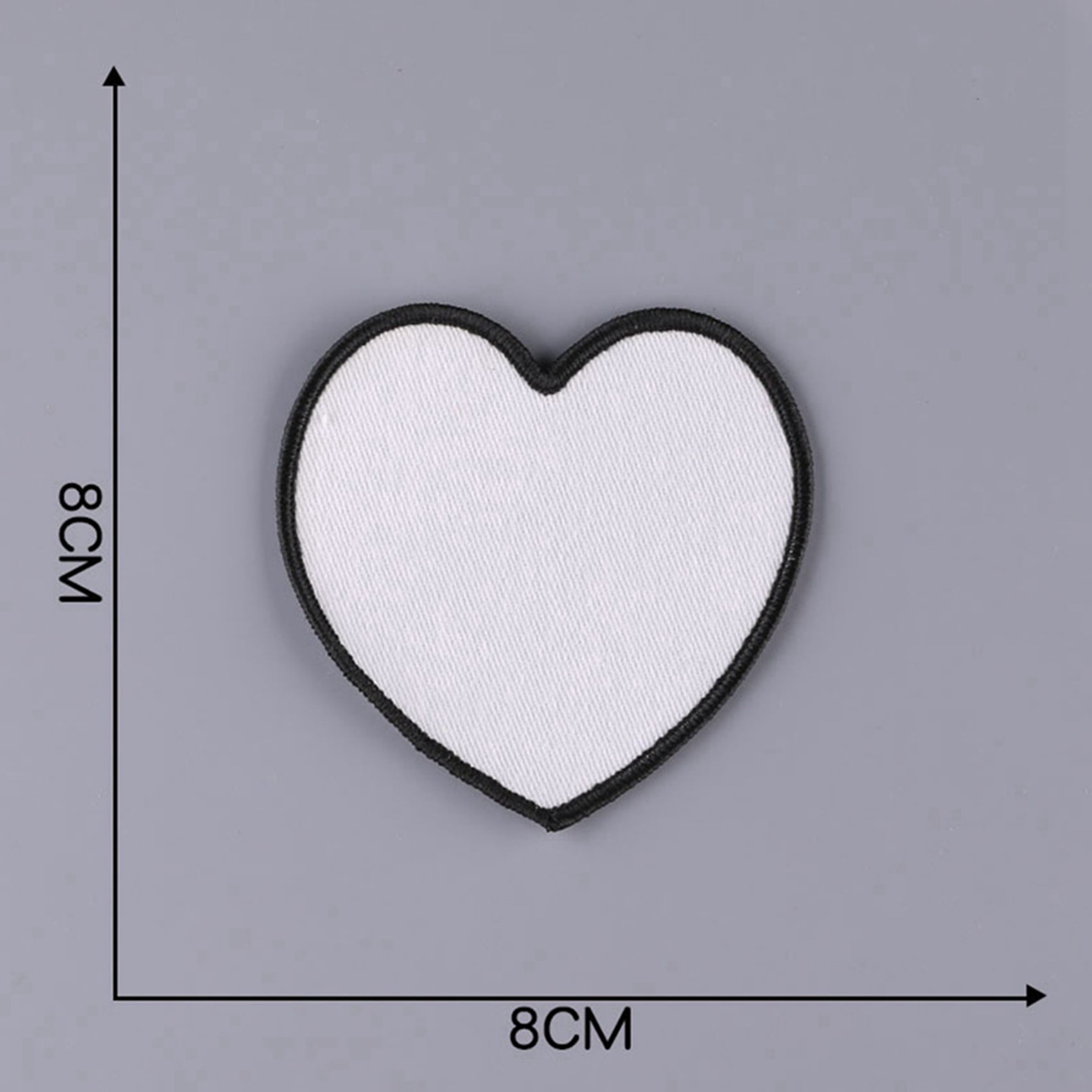 120Pcs Sublimation Blanks Patches Fabric Iron-on Patch Blanks Repair Blank Patches for DIY Hats Shirts Shoes Supplies