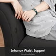 thumbnail image 4 of Homhougo Velvet Upholstered Chaise Lounge with Rolled Arm, Upholstered Sofa Recliner Lounge Chair for Bedroom Living Room Office Room, 60.6" L x 27.5" Ｗ x 28.3" H (Black), 4 of 8