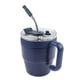 thumbnail image 1 of Taza acero inoxidable tapa push con popote metálico-magie azul 12 x 6.5, 1 of 5