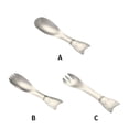 thumbnail image 4 of ZheElen Short Handle Spoon Teaspoon Hotel Spoon Kitchen Tableware Spoon, 4 of 6