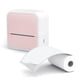thumbnail image 1 of Portable Thermal Printer Mini Printer with Stickers Printer for Notes Journal DIY Kids Gift Pink, 1 of 5