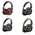 thumbnail image 4 of Injueey Head Mount Gaming 5.0 Auriculares Cancelación de ruido Auriculares inalámbricos recargables Accesorios de Cables de audio/vídeo Negro Plata, 4 of 6