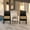 Black-Beige1, variant on Junkai 3 Piece Metal Outdoor furniture Sets with 2 Single Seats and 1 Coffee Table, Black/Black