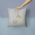 thumbnail image 2 of Carolines Treasures BB5742PW1414 Alphabet Q For Quail Fabric Decorative Pillow, 2 of 4