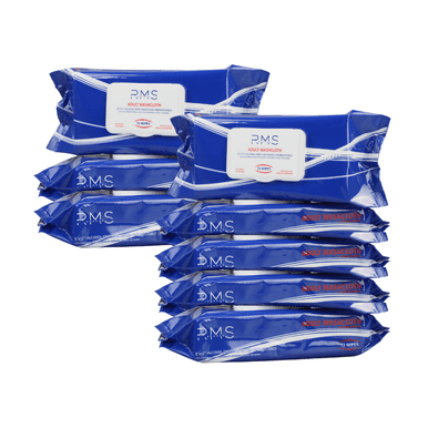 Adult Cloth Wipes Extra Soft Aloe Vera/Lanolin - 8" x 12" - 576 Count