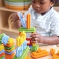thumbnail image 5 of Bloques de cardo Kaplan Early Learning Snap and Stack - 160 piezas, 5 of 5