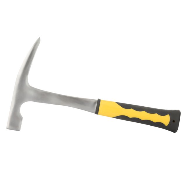 Martillo De Cabeza Plana, Martillo De Ladrillo Duradero, Cómodo Con Mango De Goma Para Trabajador De La Construcción Arqueólogo ANGGREK Martillo de ladrillo