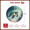 thumbnail image 2 of Sikiie Watercolor Turtle5 Nativity Christmas Tree Skirt, Jesus Christian Winter Holiday Tree Mat Decoration(30-48IN)30", 2 of 6