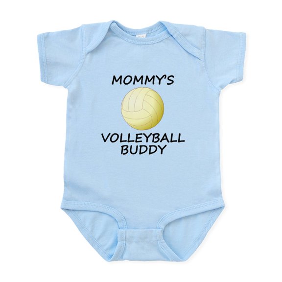 CafePress - Mommys Volleyball Buddy Body Suit - Baby Light Bodysuit, Size Newborn - 24 Months