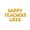 Gold, variant on Letter Balloons - HAPPY TEACHERS WEEK 16" Inch Alphabet Letters Foil Mylar Balloon Teacher Appreciation Party Banner (Gold)