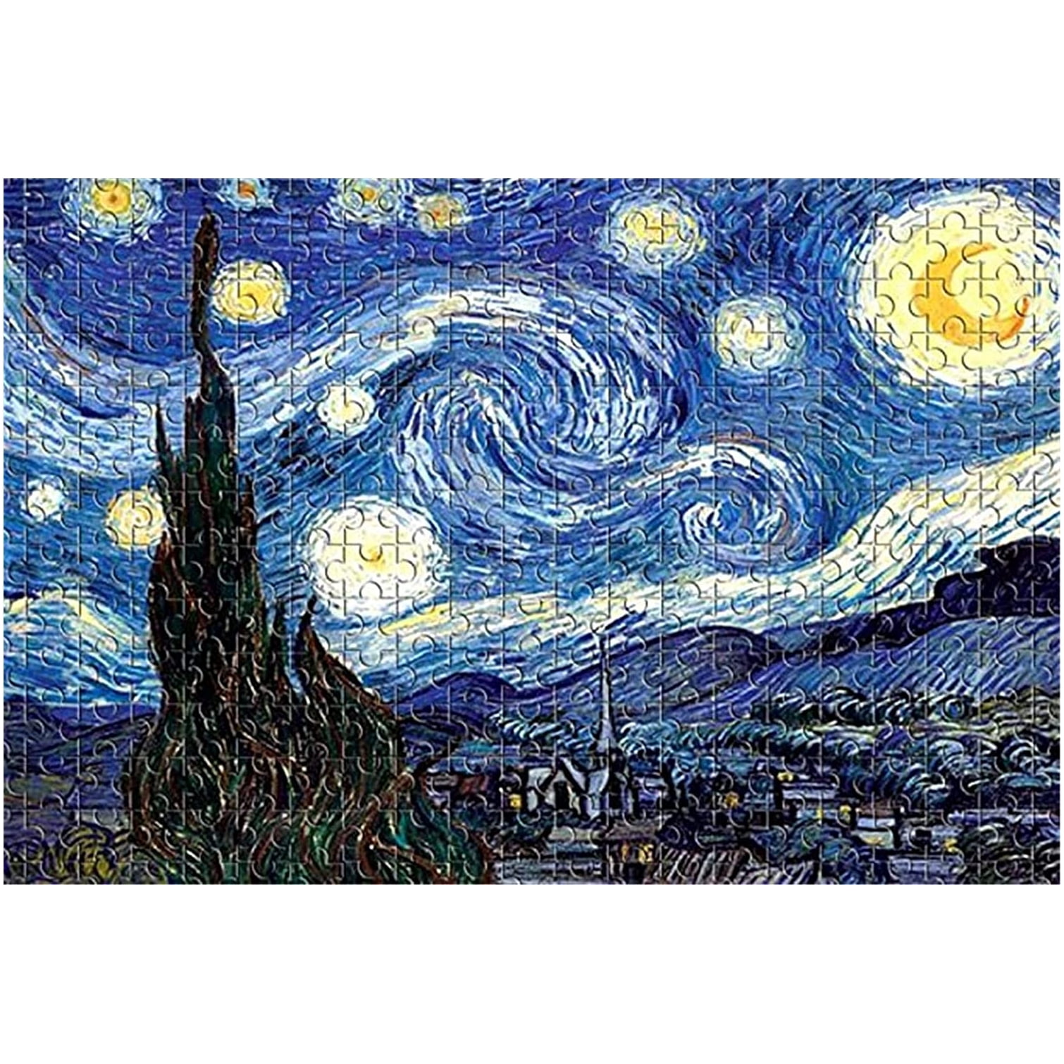 LUUFAN 2000 Piece Jigsaw Puzzle - Starry Night Artwork For Adults & Teens, 39.4 X 27.6 Inches