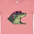 thumbnail image 4 of Inktastic Sunny Gator in Pink Sunglasses Boys or Girls Baby T-Shirt, 4 of 5
