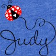 thumbnail image 2 of CafePress - Ladybug Judy - Cute Infant Baby Football Bodysuit, 2 of 3