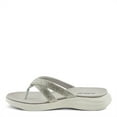 thumbnail image 4 of Flexus Women's ASHINE Crystal Toe Post Platform Sandals Light Grey EU 39 / US 8.5, 4 of 5