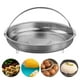 thumbnail image 1 of Cesta era de acero inoxidable, cesta era para alimentos, colador de verduras de gran capacidad, cesta era para mariscos y dumplings, 1 of 8