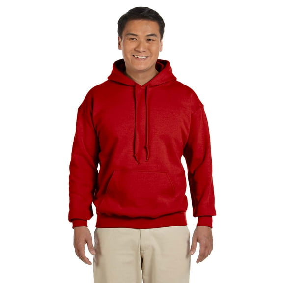 Gildan Heavy Blend Adult Hooded Sweatshirt , G185 , Red , XXXXX-Large