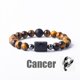 thumbnail image 1 of Pulsera de 12 signos del zodiaco para hombre, brazaletes de constelación, cáncer, Virgo, Leo, Libra, pulsera para mujer, regalo de amistad, joyería en la mano, 1 of 5