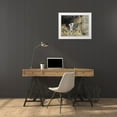 thumbnail image 3 of Ives, Currier and 18x15 White Modern Wood Framed Museum Art Print Titled - Husking, 3 of 4