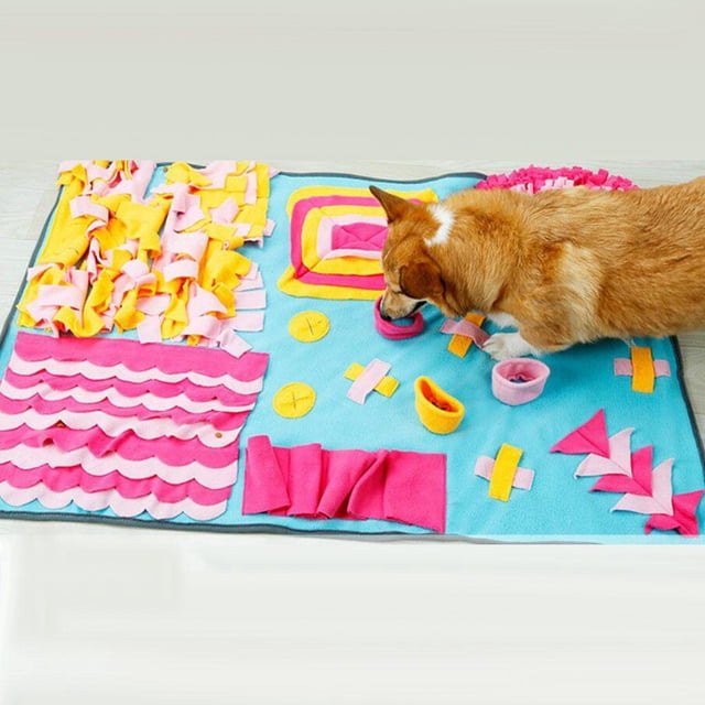 Alfombrilla para alimentación de mascota, alfombrilla de snuffle para perros, almohadilla de entrenamiento para el estrés, manta de trabajo - 70x110cm 70x110cm Colco Almohadilla para snuffle de animales