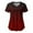Wine tops for women 2024, variant on Pimelu Tops for Women 2024 Scrubs for Women V Neck Short Sleeve Pocket Lightweight Nurses Shirts Fashion Gradient Print Lightweight Work Uniform Tops Womens Scrubs
