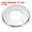 Silver, variant on Uxcell Wall Split Flange ABS Round Self-Adhesive Escutcheon Plate Buckles Cover for Water Pipe Faucet Decoration 0.65" Gray