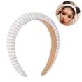 thumbnail image 1 of Hairband Pearl Faux Pearl Diadema Boda Elegante Perla Accesorios para el cabello Pelo largo y brillante Ratán Blanco Accesorios para el cabello para niñas Novia Damas Vhermosa 2036017-2, 1 of 4