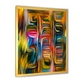 thumbnail image 2 of Designart 'Colour Spiral Fusion II' Modern Framed Art Print, 2 of 4