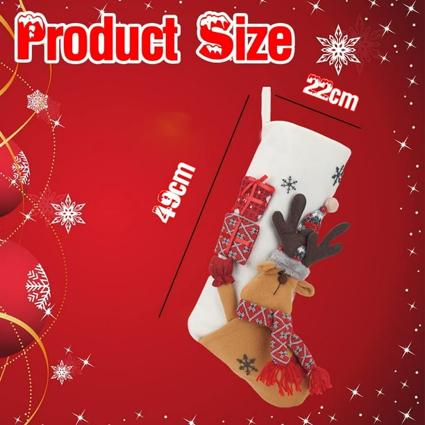 Achetez Christmas Stocking Shape Kids Gift Candy Iron Rangement