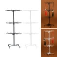 thumbnail image 2 of 3 Layer Display Rack with Rotating Feature Jewelry Display Fixture Display Holder for Scarves Hats Jewelry Alloy Texture, 2 of 11