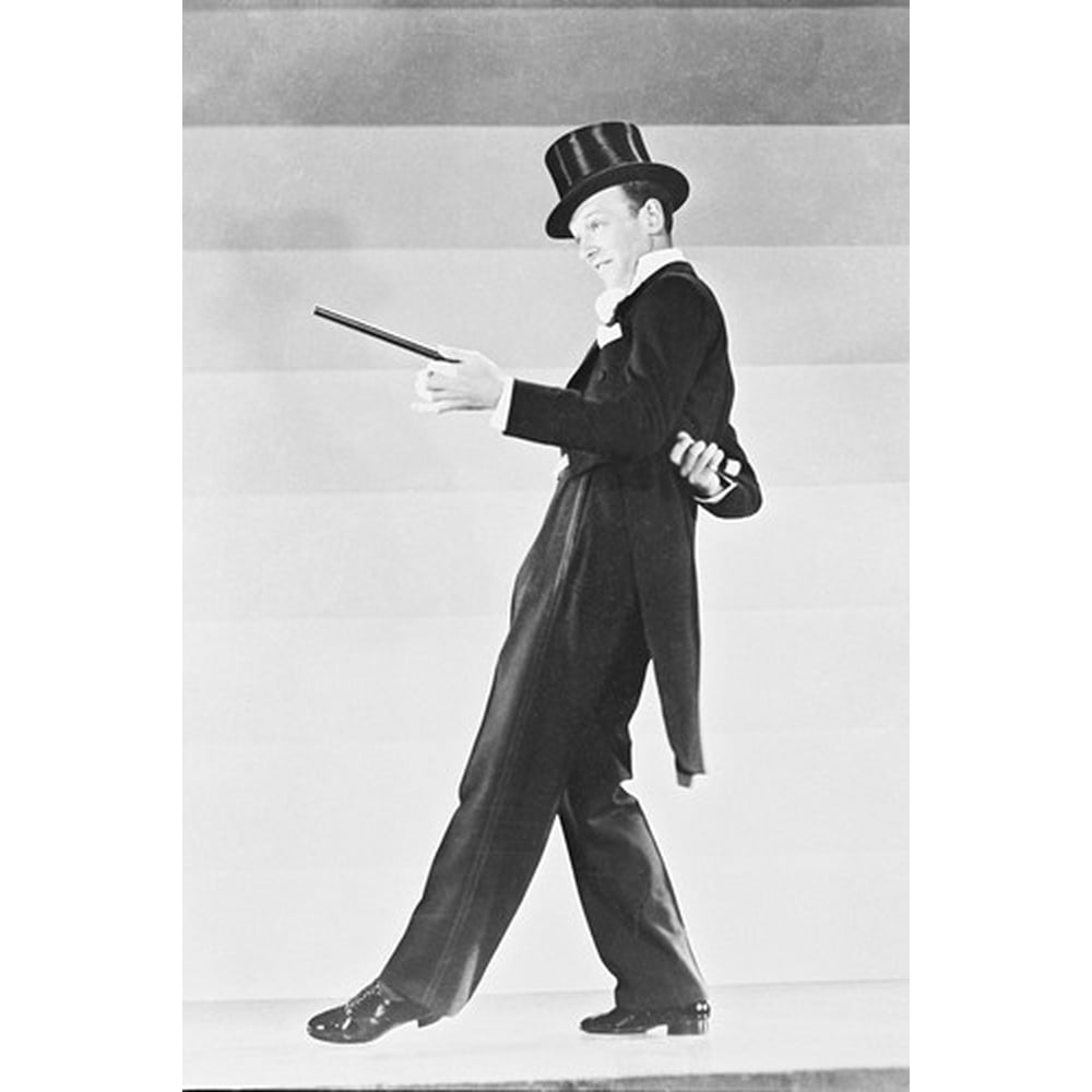 Fred Astaire Iconic Top Hat Tap Dancing 24x36 Poster