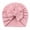 Pink, variant on Otqutp Toddler Vacation Hat 0 to 3Years Baby Boys Girls Elastic Cap Beanie Bowknot Elastics Turban Spring Summer Hat