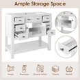 thumbnail image 3 of 36'' Bathroom Vanity with Top Sink,Modern Bathroom Storage Cabinet with 2 Soft Closing Doors and 6 Drawers,Single Sink Bathroom Vanity, 3 of 6