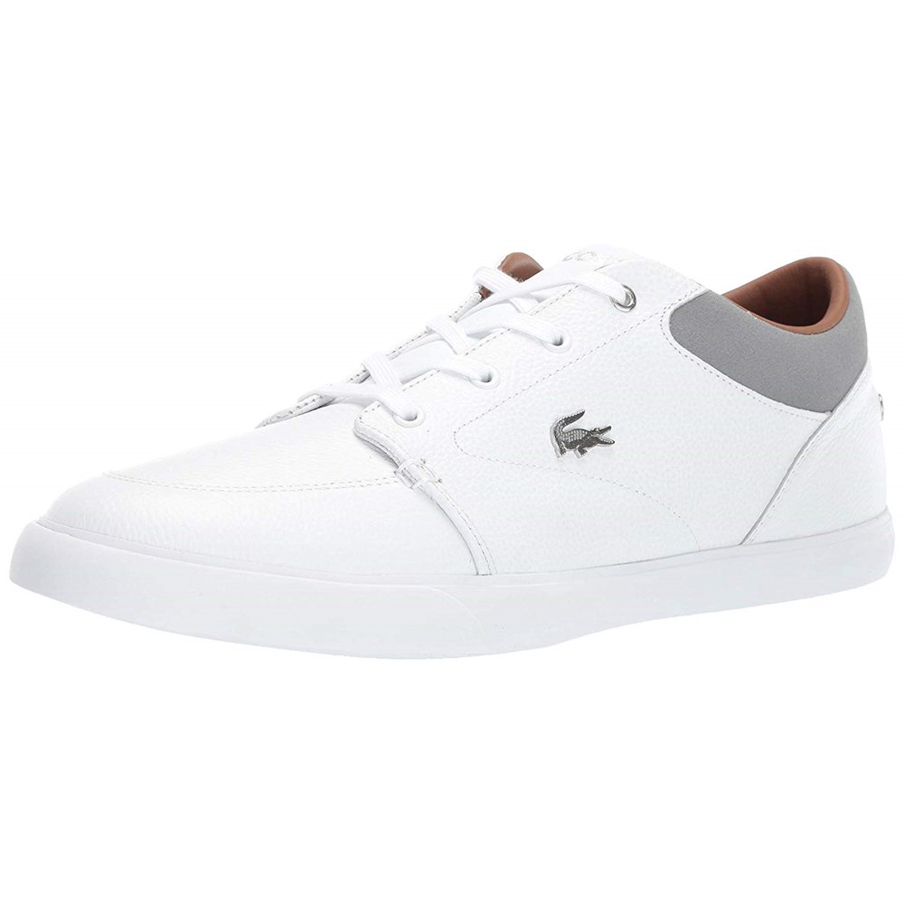 lacoste bayliss leather sneakers white