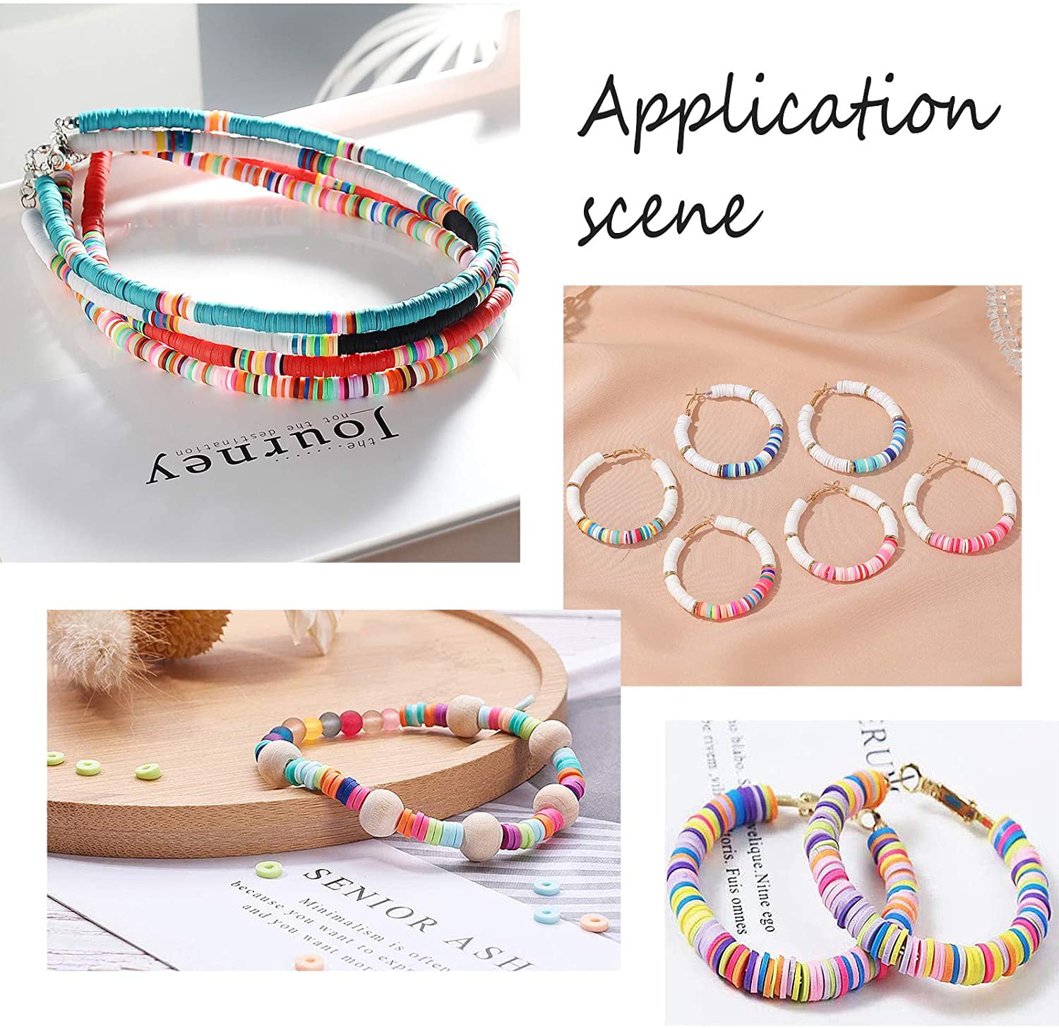 Handmade Polymer Clay Beads Abacus Clay Beads Bulk Heishi for DIY Bracelet  Jewelry Crafts Supplies 6~7x3mm 113pcs/strand - AliExpress